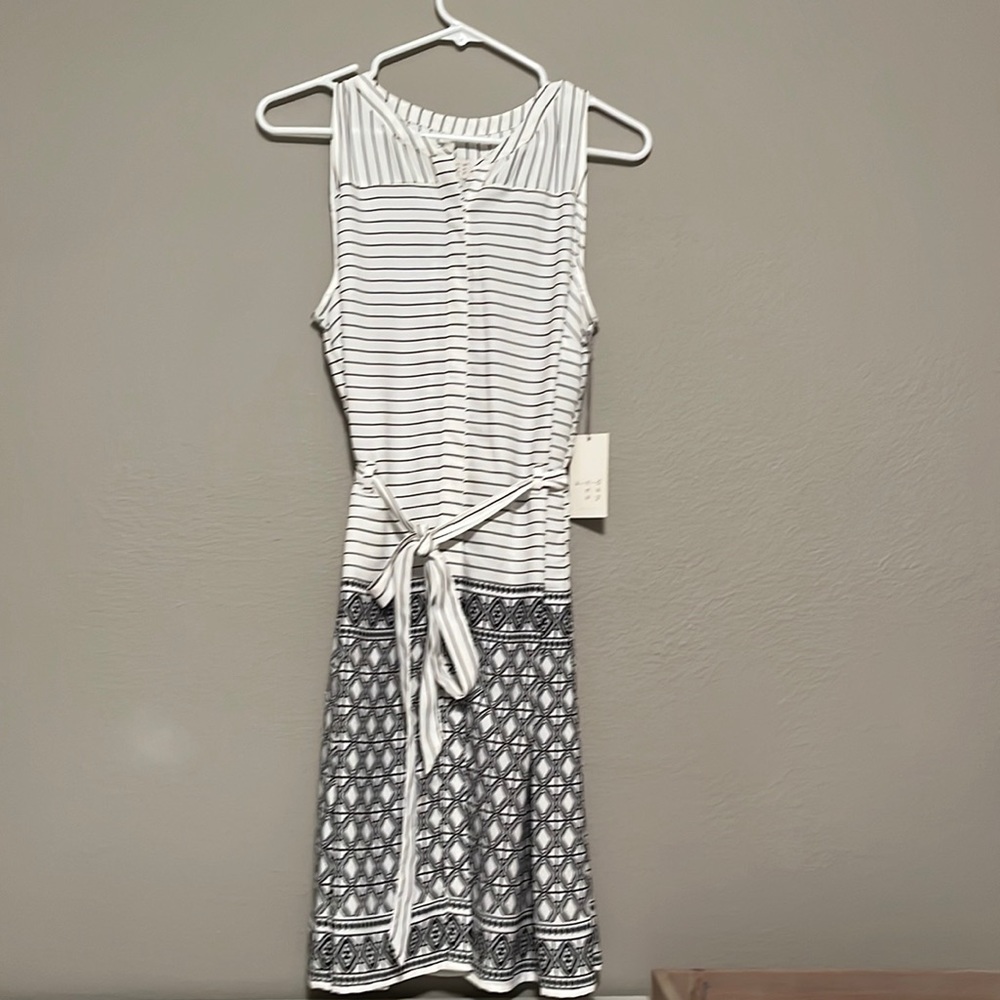 Black and white dress